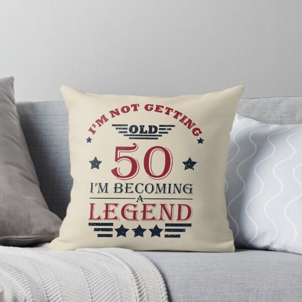 Item preview, I'm Not Getting Old I'm Becoming A Legend - Vintage 50 years old - 50th Birthday Party Gift designed and sold by Alexaltay.
