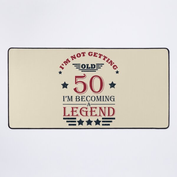 Item preview, I'm Not Getting Old I'm Becoming A Legend - Vintage 50 years old - 50th Birthday Party Gift designed and sold by Alexaltay.