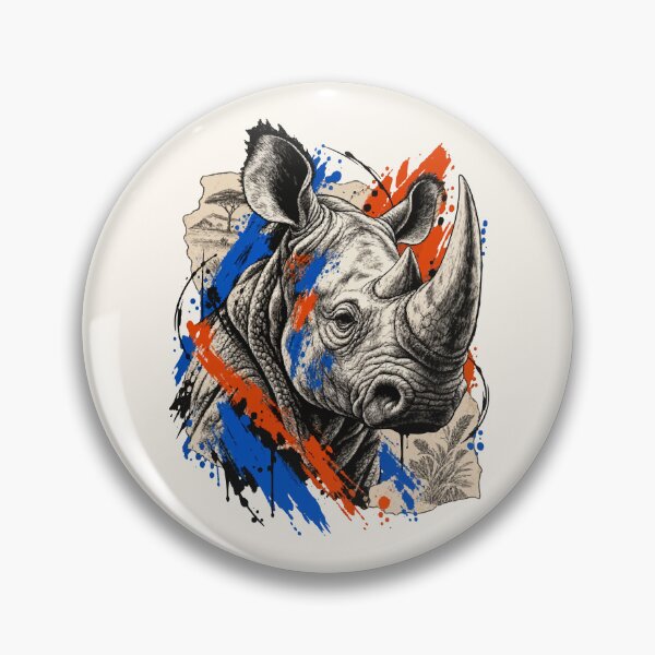 Item preview, The Rhinoceros Guards the Strength of Ancestral Lands designed and sold by Honu2025.