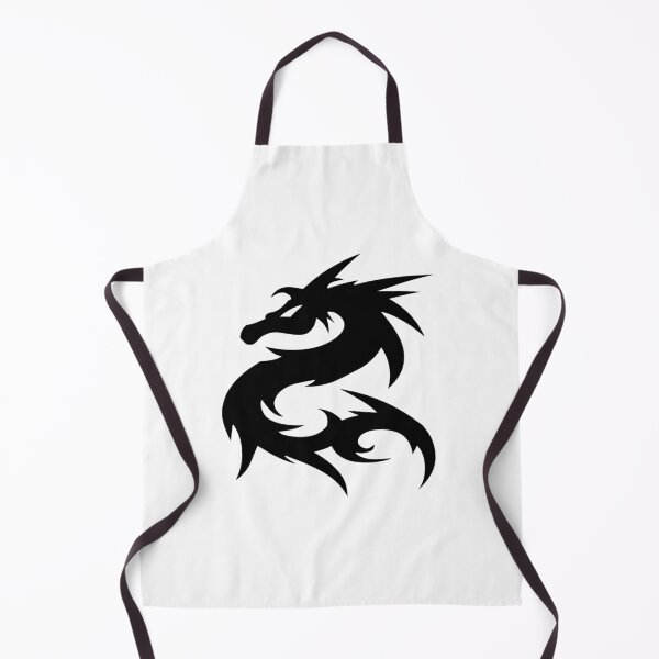 Item preview, Tribal Dragon Silhouette Design | Black Dragon Tattoo Art | Cool Fantasy Dragon Gift designed and sold by StyxIND.