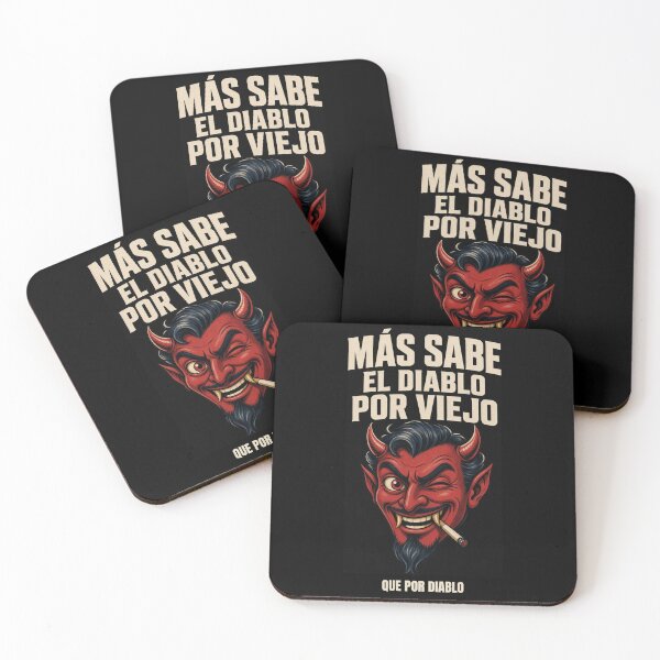 Item preview, Más Sabe El Diablo Por Viejo Cuban Saying designed and sold by Patria-O-Meme.