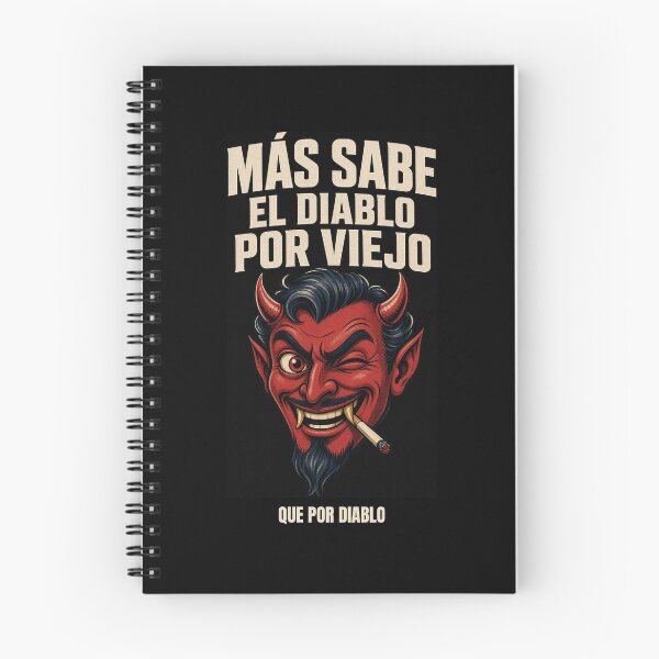 Item preview, Más Sabe El Diablo Por Viejo Cuban Saying designed and sold by Patria-O-Meme.