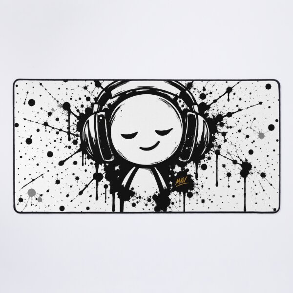 Item preview, Peaceful Headphones Music Vibes designed and sold by Qenlo.
