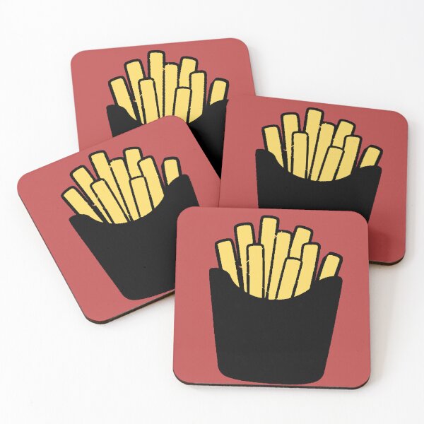 Item preview, Yellow French Fries Minimalist Design Fast Food designed and sold by AstronautMerch.
