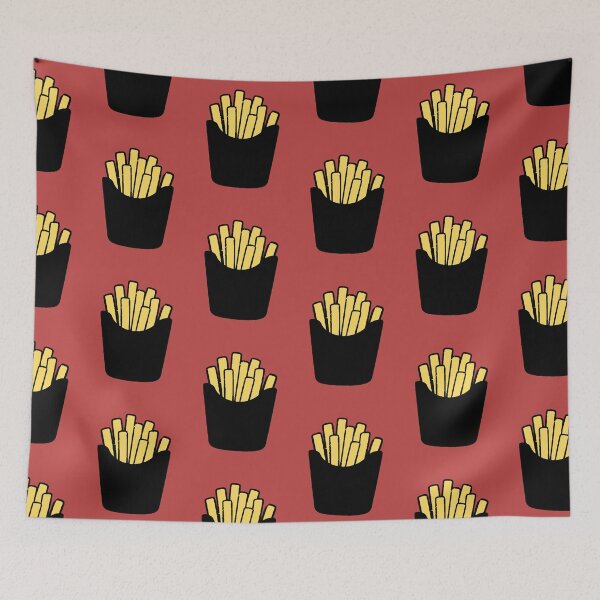 Item preview, Yellow French Fries Minimalist Design Fast Food designed and sold by AstronautMerch.