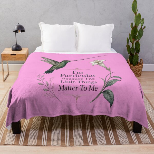 Item preview, Sword-billed Hummingbird I'm Particular Because The Little Things Matter To Me designed and sold by Max Store.