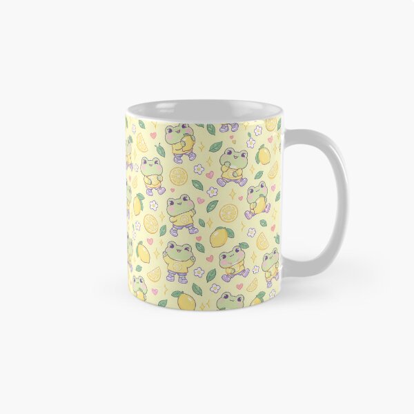 Item preview, Kawaii Frog Lemon Sweater Pastel Pattern designed and sold by Soft Berry Studio.