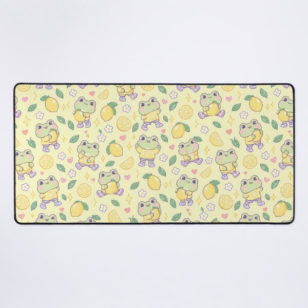 Item preview, Kawaii Frog Lemon Sweater Pastel Pattern designed and sold by Soft Berry Studio.