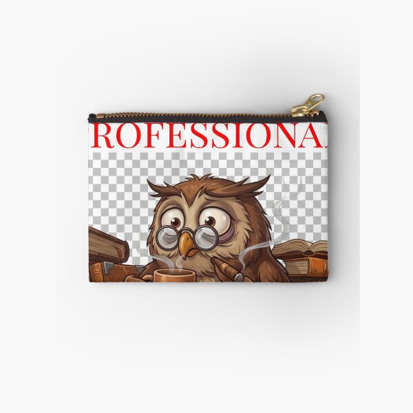 Item preview, Overthinking Expert - Tired Owl Student & Worker Humor designed and sold by hepopatterns.