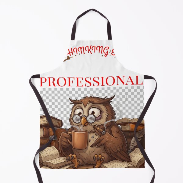 Item preview, Overthinking Expert - Tired Owl Student & Worker Humor designed and sold by hepopatterns.