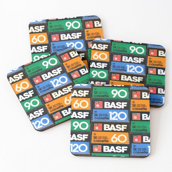 Item preview, Vintage Audio Cassette Tape Label Trio - Retro Typographic Music Poster designed and sold by Billy Morfo™.