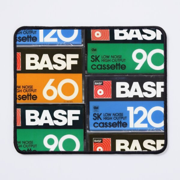Item preview, Vintage Audio Cassette Tape Label Trio - Retro Typographic Music Poster designed and sold by Billy Morfo™.