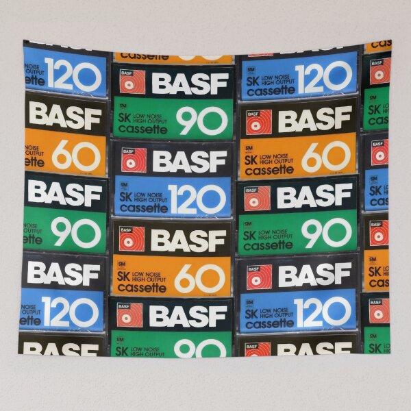 Item preview, Vintage Audio Cassette Tape Label Trio - Retro Typographic Music Poster designed and sold by Billy Morfo™.