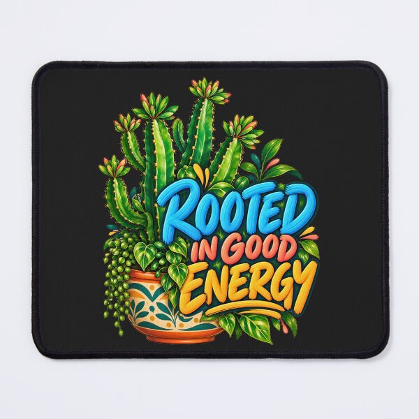 Item preview, Rooted in Good Energy Funny Succulent Botanical Plant Design designed and sold by AdicretorDesign.