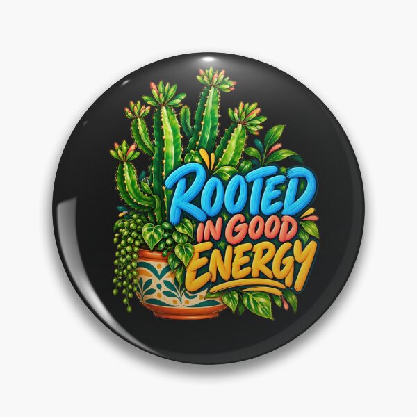 Item preview, Rooted in Good Energy Funny Succulent Botanical Plant Design designed and sold by AdicretorDesign.