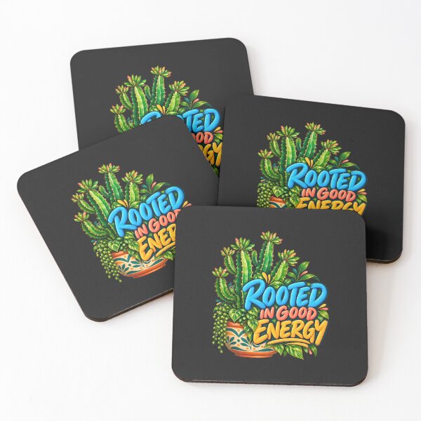 Item preview, Rooted in Good Energy Funny Succulent Botanical Plant Design designed and sold by AdicretorDesign.