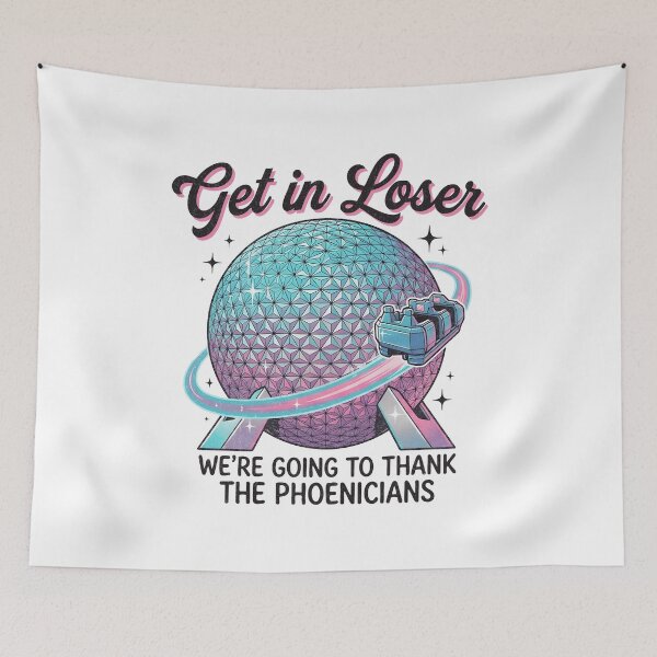 Item preview, Get in Loser Thank the Phoenicians designed and sold by NoirLuxeStudio.