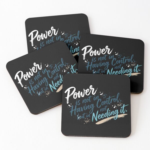 Item preview, Power Is Not In Control Having But In Not Needing It - Motivational Quote designed and sold by Vibe-Vary.