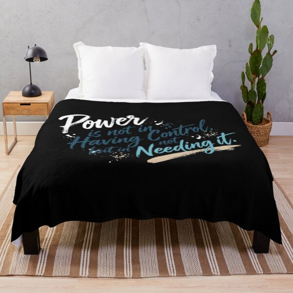 Item preview, Power Is Not In Control Having But In Not Needing It - Motivational Quote designed and sold by Vibe-Vary.