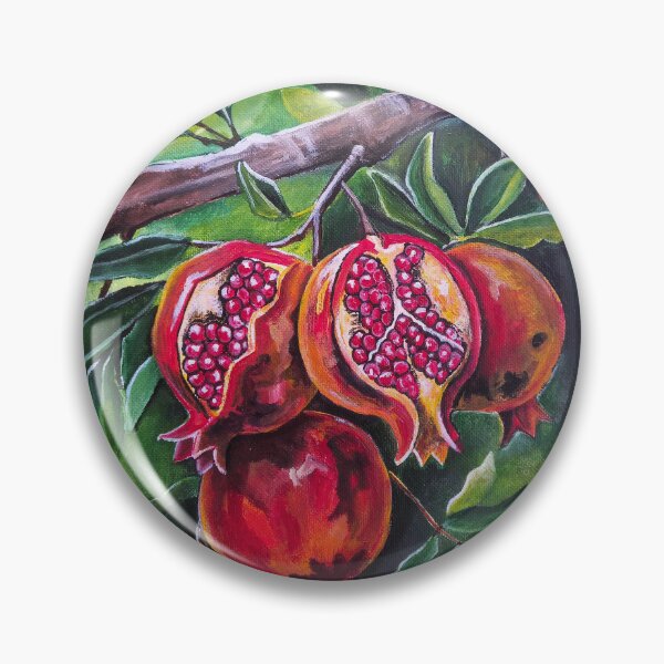 Item preview, Pomegranates of the Autumn Harvest designed and sold by Alfred Fox Art.