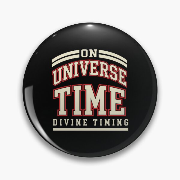 Item preview, Divine Timing Varsity Lettering: On Universe Time designed and sold by Osmose-Studio.