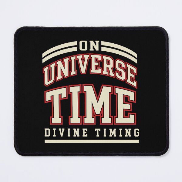 Item preview, Divine Timing Varsity Lettering: On Universe Time designed and sold by Osmose-Studio.