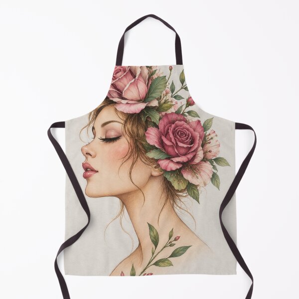 Item preview, The Lady with the Roses designed and sold by PIERRES&MAILLESDesign.
