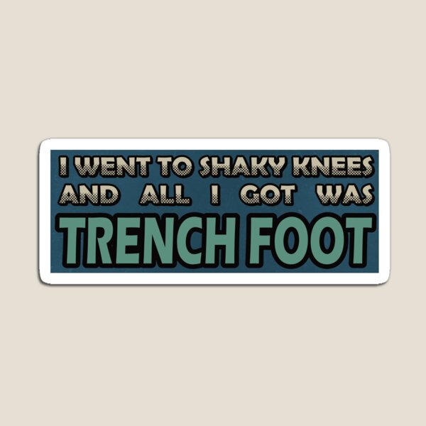 Item preview, Shaky Knees Trench Foot Bumper  designed and sold by Skeleton Emporium .