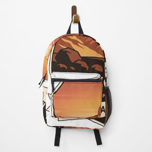 Item preview, Flattop Mountain Chugach State Park Alaska Sunset Crest Sticker designed and sold by DetourDgn.