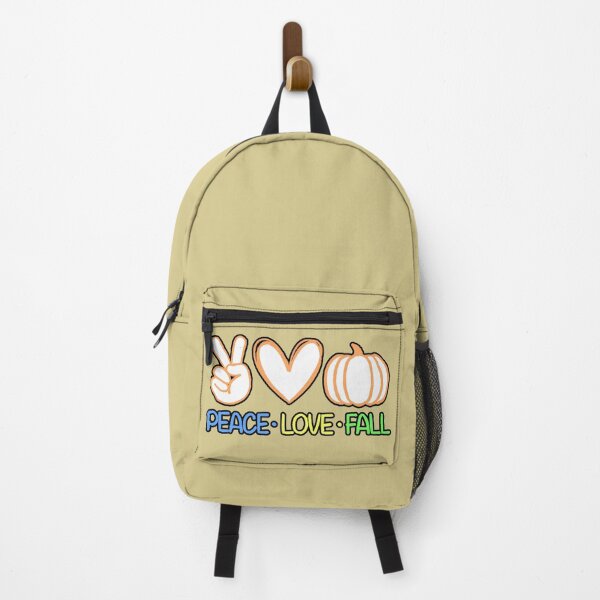 Item preview, Peace Love Fall T-Shirt Autumn Pumpkin Love Peace Autumn Design designed and sold by AstronautMerch.