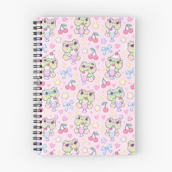 Item preview, Kawaii Frog Milkshake Glasses Pastel Pattern designed and sold by Soft Berry Studio.