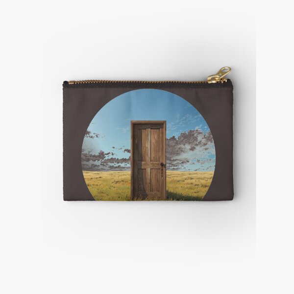 Item preview, Lonely Wooden Door In Open Field Surreal Art designed and sold by Mr besho.