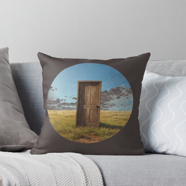 Item preview, Lonely Wooden Door In Open Field Surreal Art designed and sold by Mr besho.