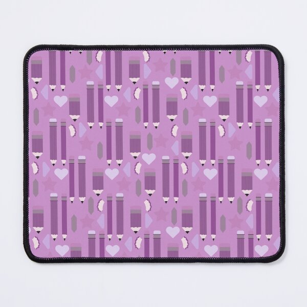 Item preview, Sweet School Days – Pastel Pencils & Hearts Pattern | Purple designed and sold by Frohyou.