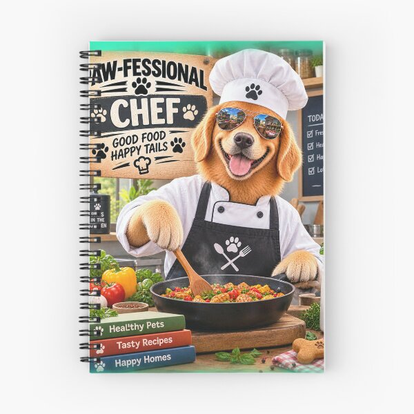 Item preview, Funny Chef Dog Shirt – PAW-FESSIONAL Chef Cooking Dog Lover Gift designed and sold by TeeVibeHaus.
