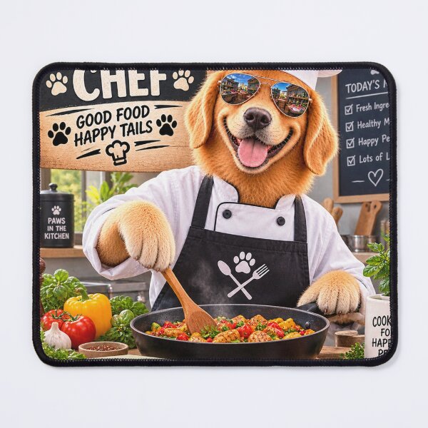 Item preview, Funny Chef Dog Shirt – PAW-FESSIONAL Chef Cooking Dog Lover Gift designed and sold by TeeVibeHaus.