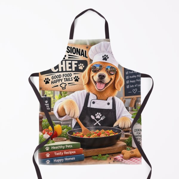 Item preview, Funny Chef Dog Shirt – PAW-FESSIONAL Chef Cooking Dog Lover Gift designed and sold by TeeVibeHaus.
