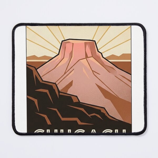 Item preview, Chugach State Park Flattop Mountain Alaska Sunrise Deco Sticker designed and sold by DetourDgn.