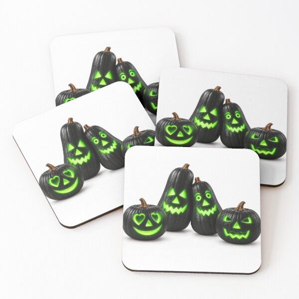Item preview, Neon Green Halloween Pumpkins designed and sold by DansCreations42.