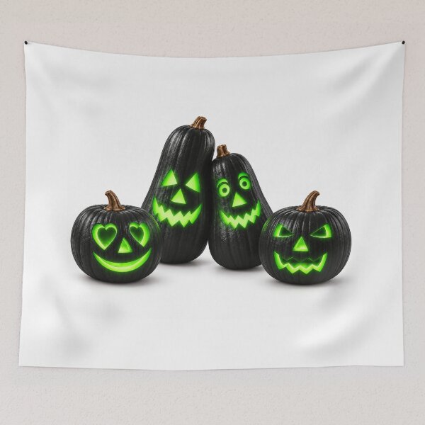 Item preview, Neon Green Halloween Pumpkins designed and sold by DansCreations42.