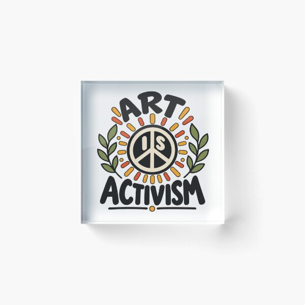 Item preview, El arte es activismo y símbolo de paz. designed and sold by RetroPop23.