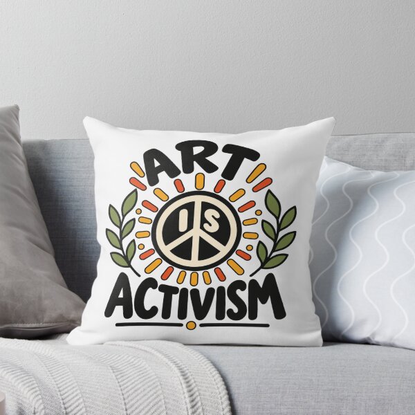 Item preview, Art Is Activism Peace Symbol designed and sold by RetroPop23.