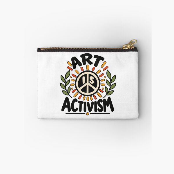 Item preview, Art Is Activism Peace Symbol designed and sold by RetroPop23.