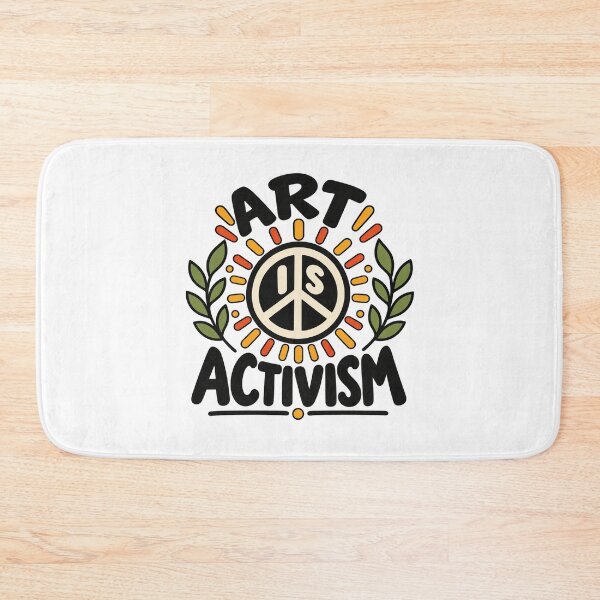 Item preview, Art Is Activism Peace Symbol designed and sold by RetroPop23.