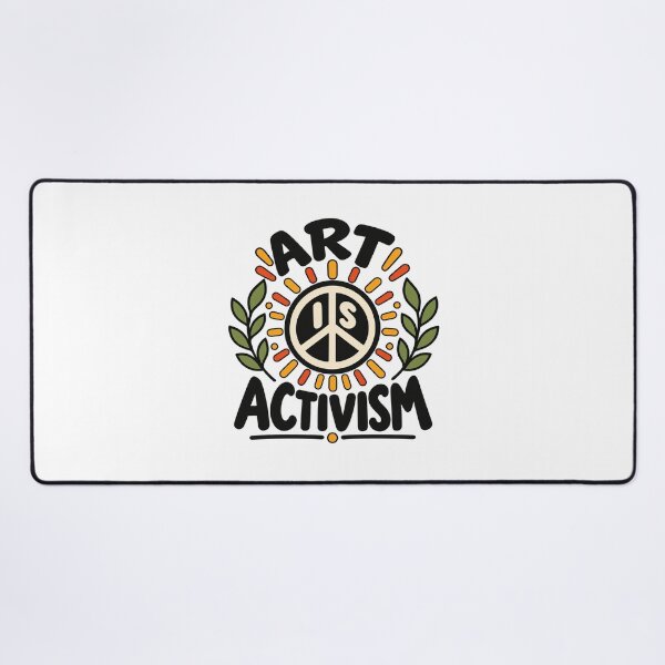 Item preview, Art Is Activism Peace Symbol designed and sold by RetroPop23.