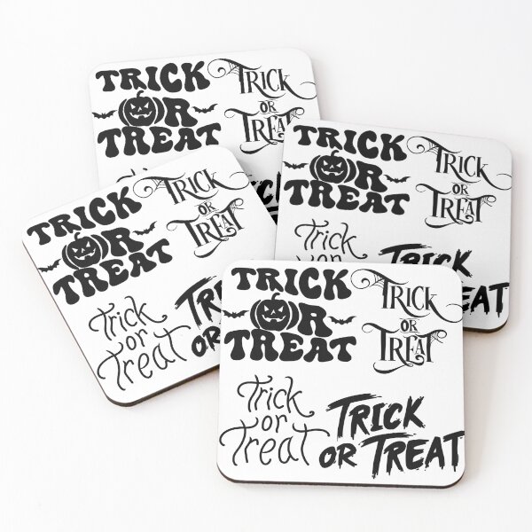 Item preview, Trick or Treat Typography Halloween Sticker Pack — Spooky Lettering Quotes designed and sold by LYAN-STORE.