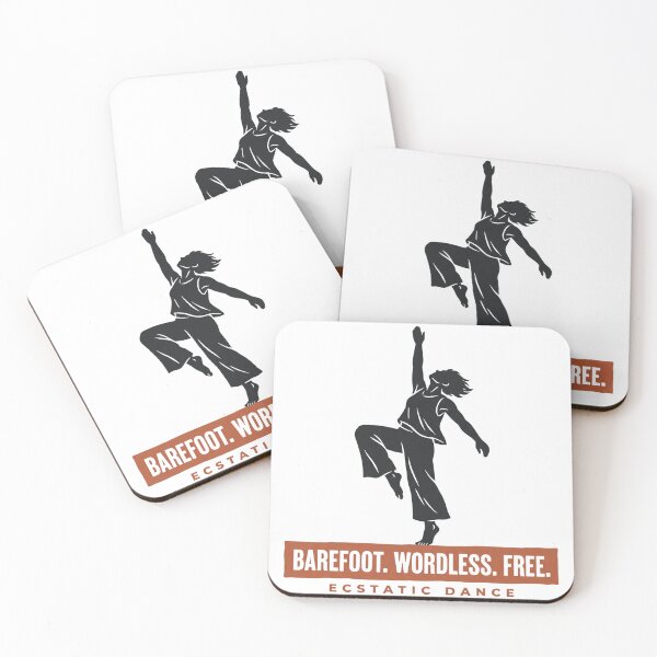 Item preview, Ecstatic Dance Barefoot Dancer in Woodcut Style designed and sold by Osmose-Studio.