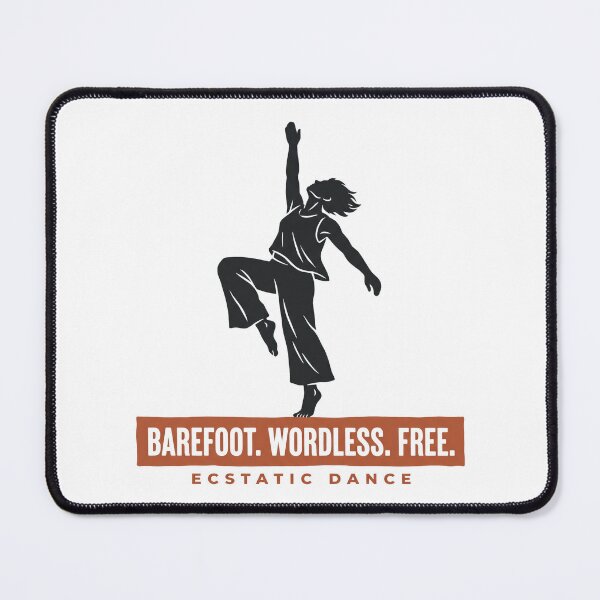 Item preview, Ecstatic Dance Barefoot Dancer in Woodcut Style designed and sold by Osmose-Studio.