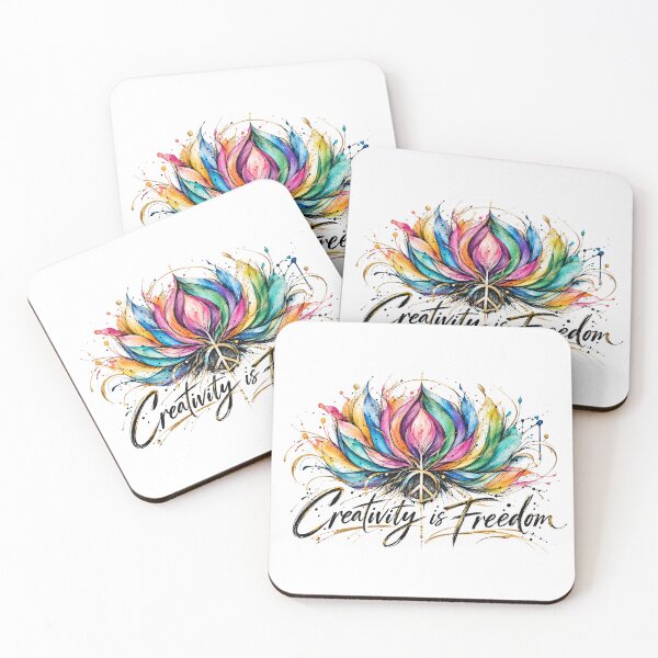 Item preview, Creativity is freedom 6"X4" designed and sold by PumpkinStudioPL.