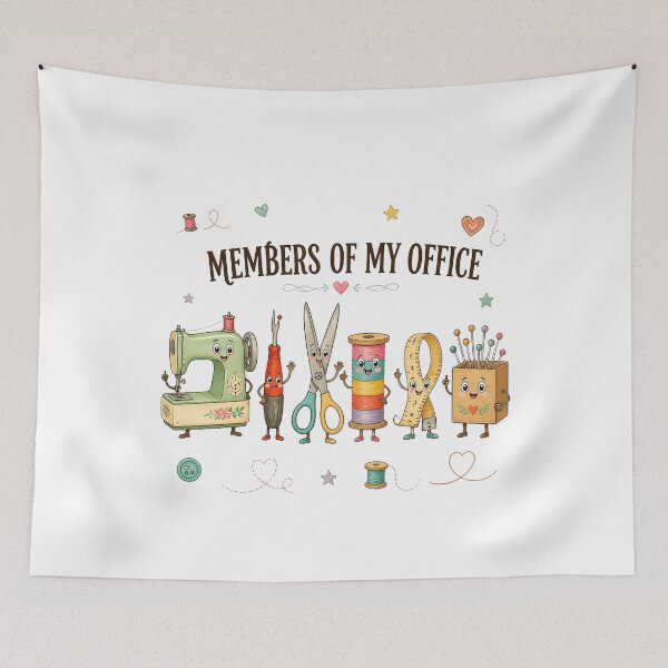 Item preview, Sewing Members Of My Office Humorous Sewing designed and sold by AleksandraJac05.